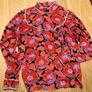 Who What Wear mock neck blouse